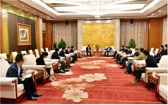 薛向東拜會安徽省副省長張曙光