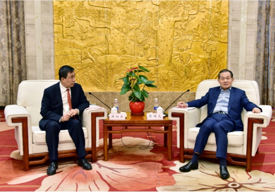 薛向東拜會(huì)安徽省副省長(zhǎng)張曙光